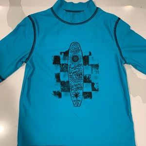 Boys Cherokee 4/5T Blue Rashguard
